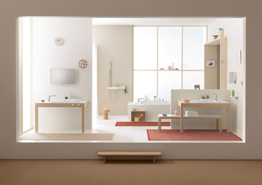 Axor Bouroullec d'Axor, meubles de salle de bains, collection de salle de bains, ligne de salle de bains