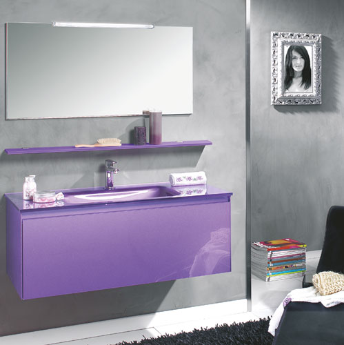 Eurobagno-salle de bains violette