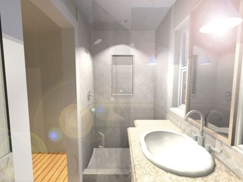 Plan 3D salle de bains, logiciel gratuit plan salle de bains