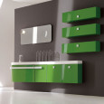 Inspiration : une salle de bains verte